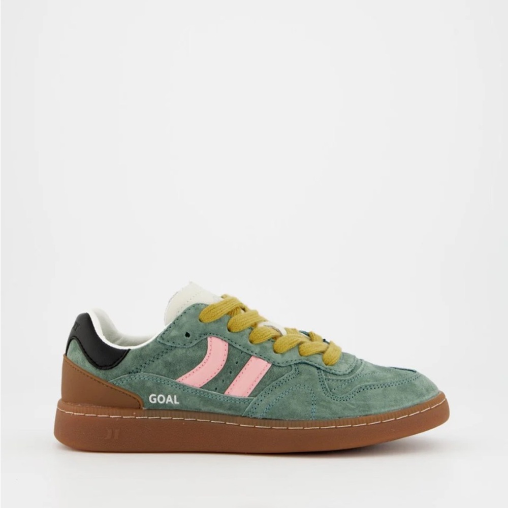 New Coolway Goal Sneakers in Green Forest